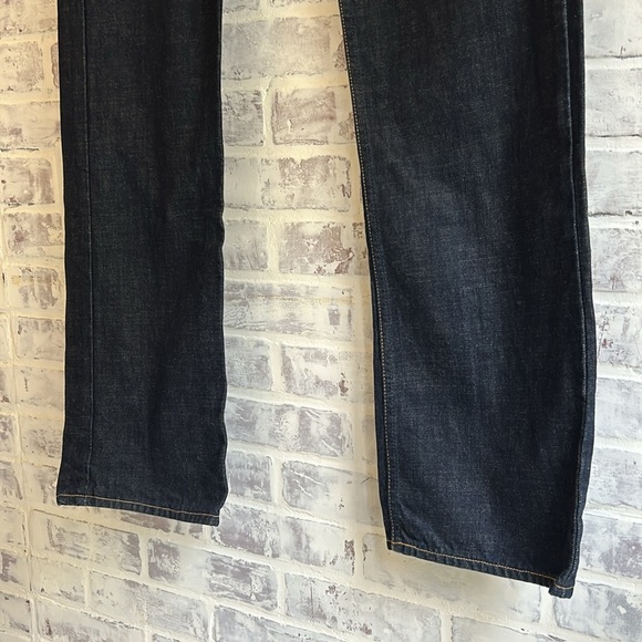 American Eagle Men’s Relaxed Fit Straight Jeans Dark Wash Denim Size 34 x 34 - Picture 3 of 9